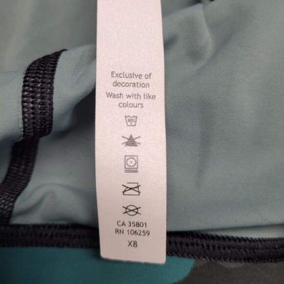 Lululemon Base Pace High-Rise Running Tight 25" Camo Tidewater Teal Size 18 Yoga - Picture 8 of 14